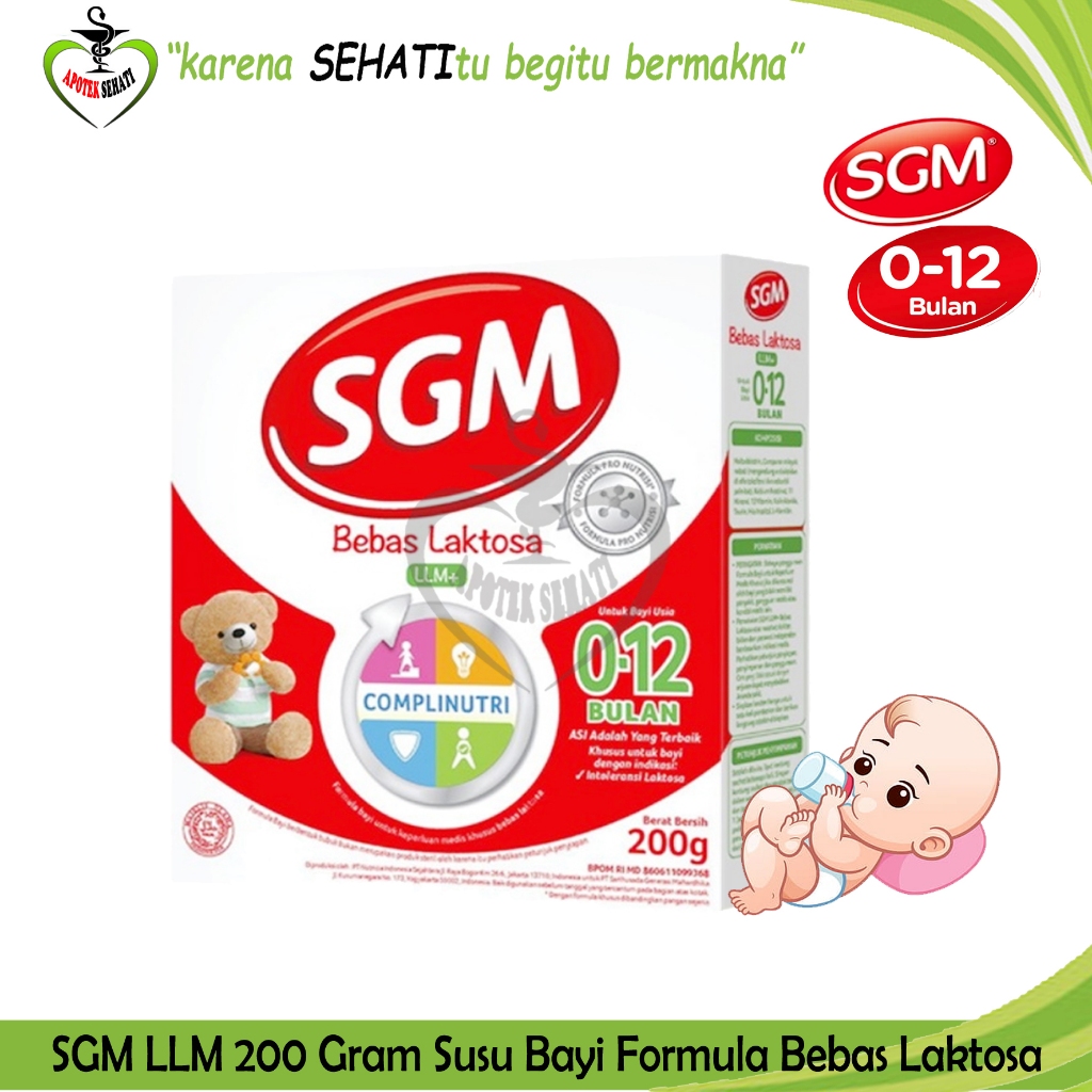 SGM LLM 200 Gram Susu Bayi Formula Bebas Laktosa