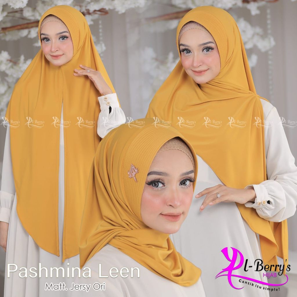 HIJAB PASHMINA INSTAN PET MATT JERSEY BY EL BERRY'S - PASHMINA LEEN