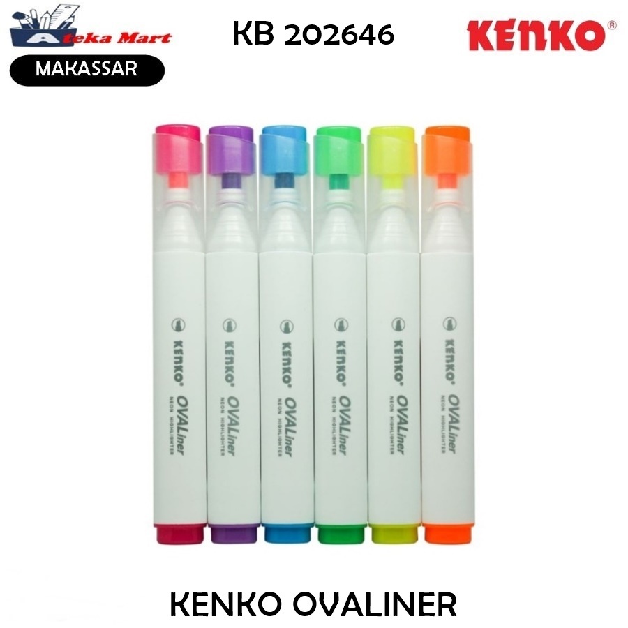 

[PCS] KENKO OVALINER HIGHLIGHTHER PENANDA TEXT