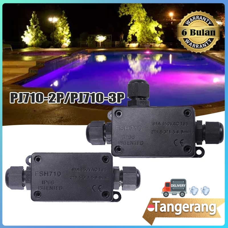 Konektor Kabel Kotak Junction Box Box Kotak Waterproof IP66 Tahan Air Anti Air Penyambung Kabel Besa