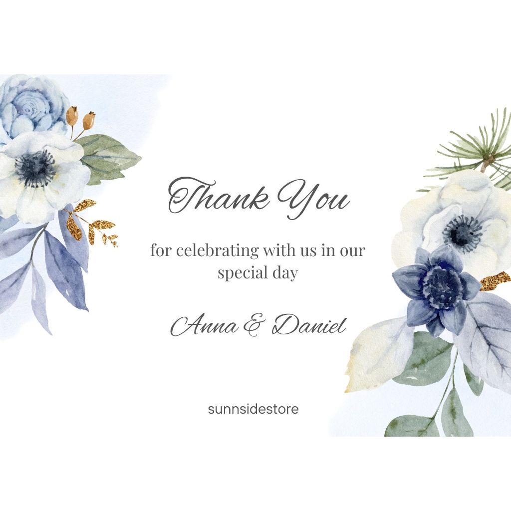 

kartu ucapan terima kasih thankyou card