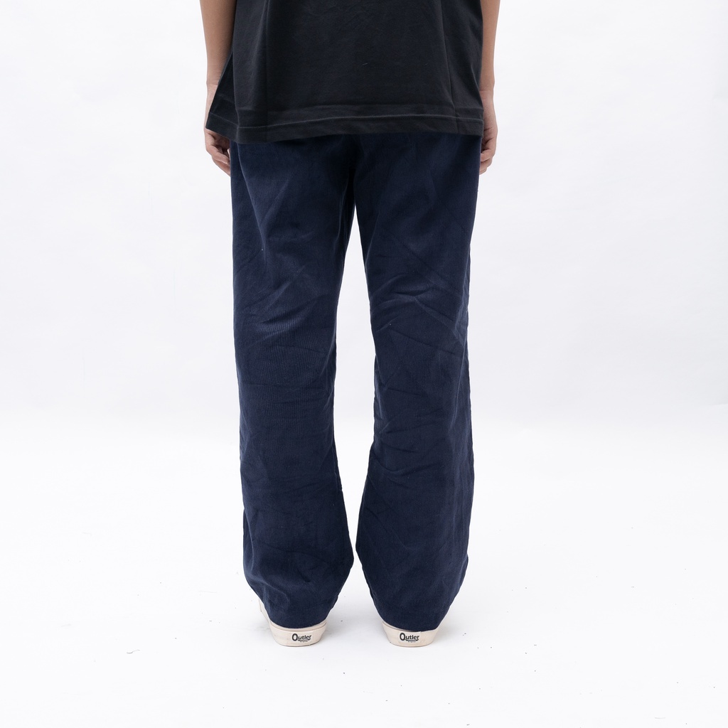 Celana corduroy straigh korean style pria/Celana longgar pria baggy pants