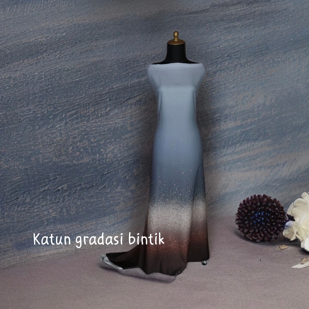 KAIN KATUN GRADASI ANEKA MOTIF BAHAN GAMIS DLL