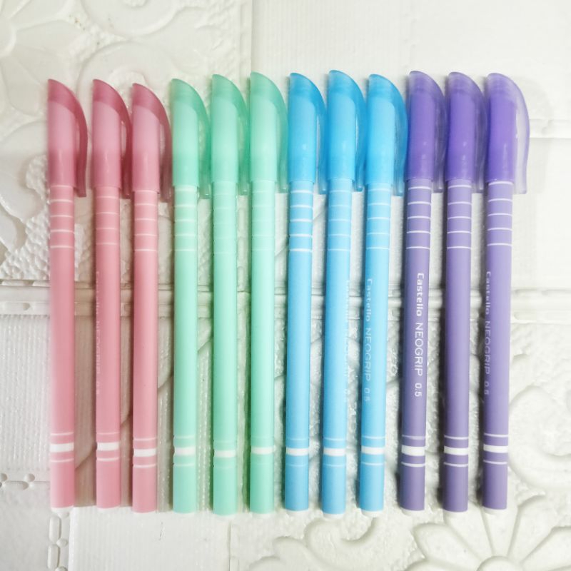 

Pulpen Standar Castello Neogrip 0.5mm 12 pcs