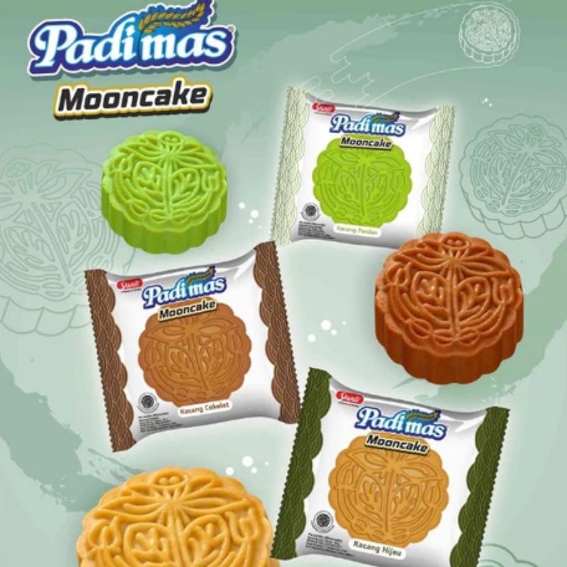 

PADIMAS MOONCAKE 60GR KUE BULAN MOON CAKE COKLAT KACANG HIJAU