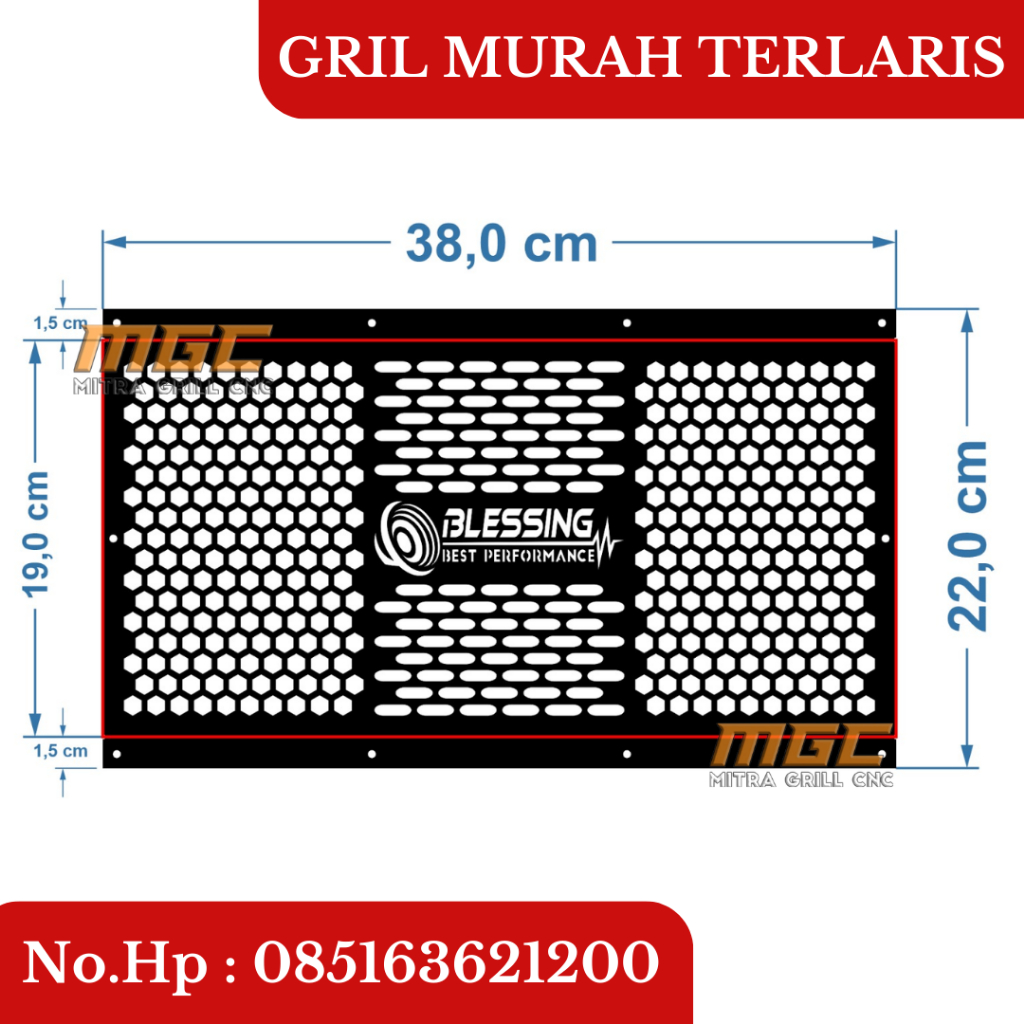 Tutup Box Speaker Custom Desain - Line Array double