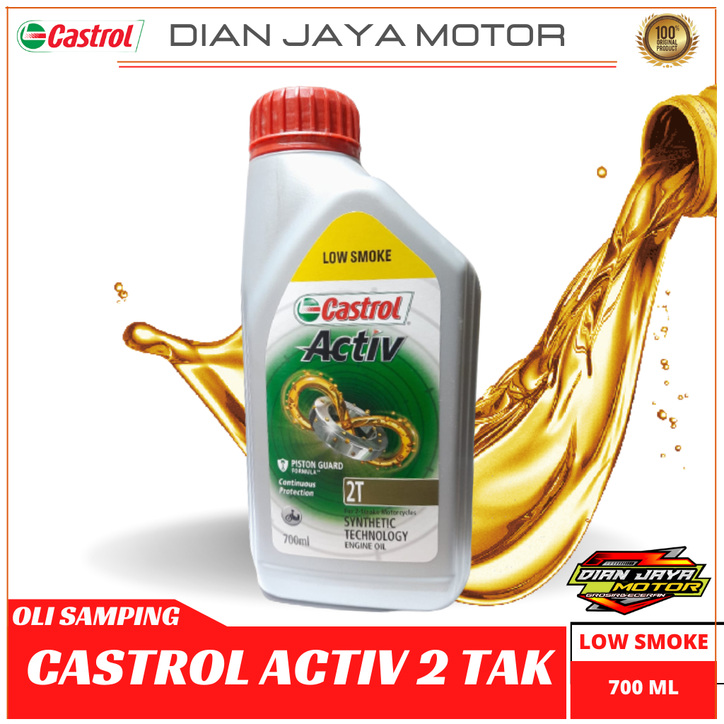 Oli Samping Castrol Low Smoke 2 Tak Castrol 2T
