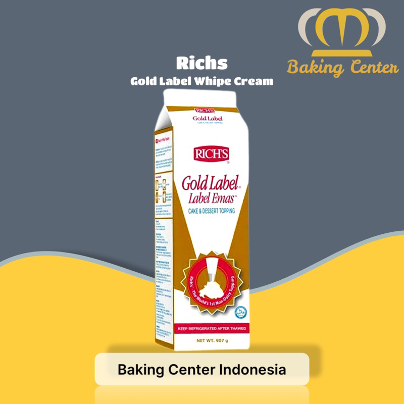 

RICH’S Gold Label Whipping Cream 907g