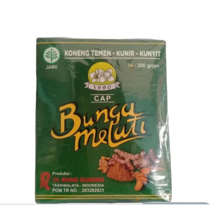 

Jamu koneng temen kunir kunyit cap bunga melati