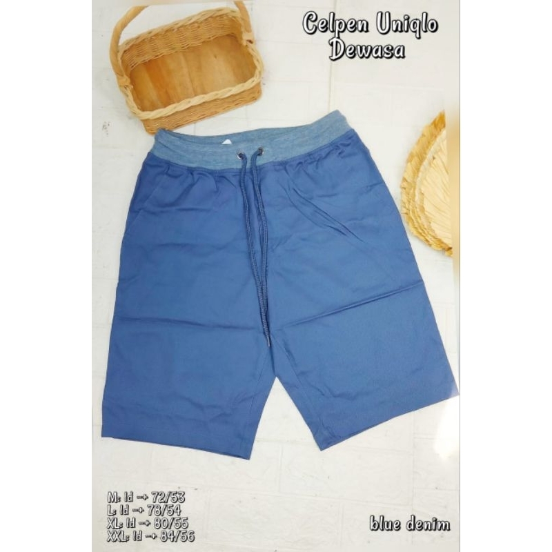 celana woven uniqlo dewasa