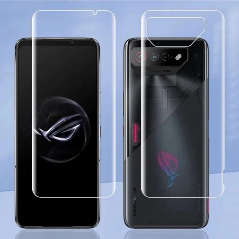 ANTI GORES HYDROGEL SCREEN PROTECTOR DEPAN+BELAKANG ASUS ROG 5 6 7