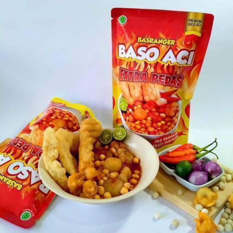 

Kakarak Basrenger - Bakso Aci Extra Pedas 200 gram