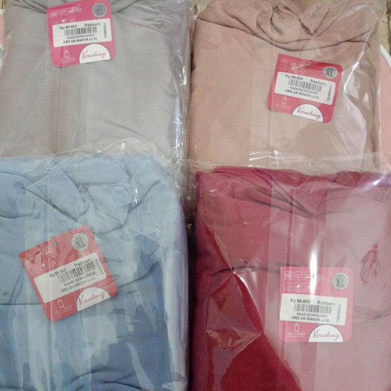 RABBANI innova Lx jilbab kerudung instant size XL