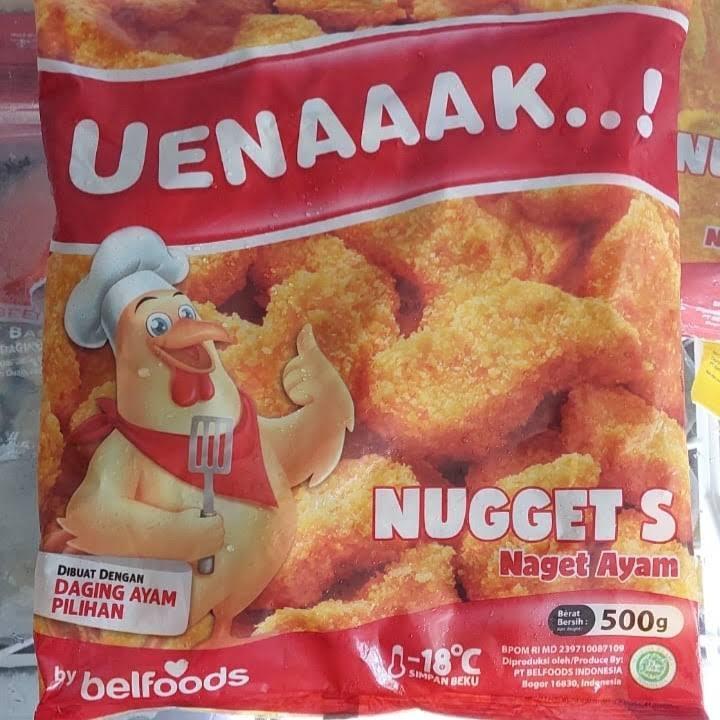 

BELLFOODS NAGET NUGGET UENAAK ENAK 500gr