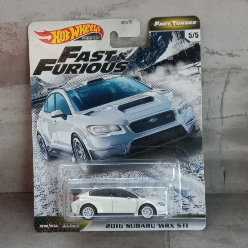 Hot Wheels Fast and Furious 2016 Subaru wrx Sti Fast Tuners