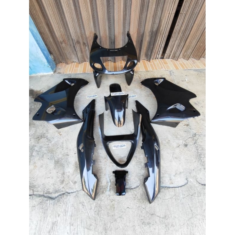 body set ninja RR old ZX 150 original kawasaki Blank bahan