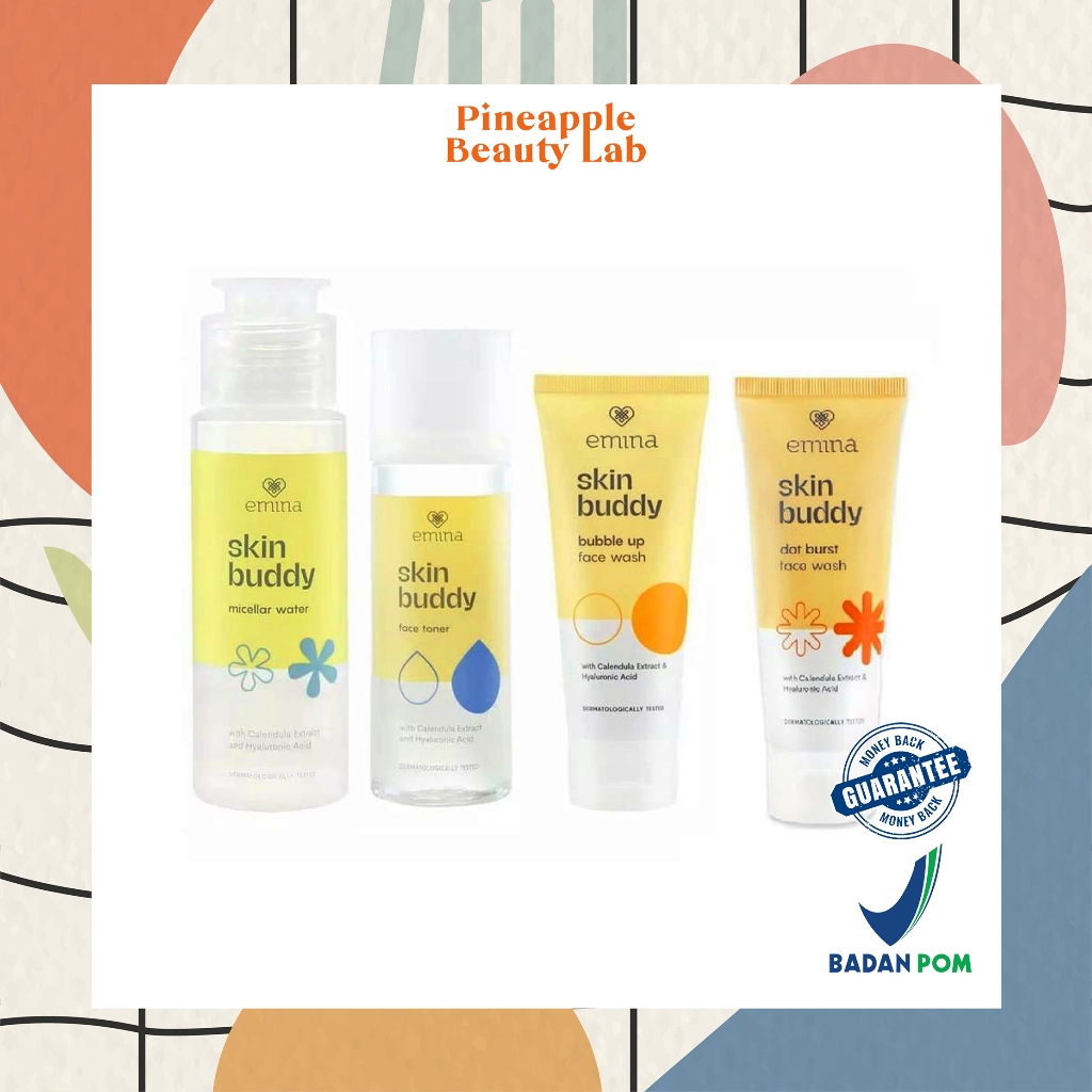 EMINA SKIN BUDDY SERIES - SUNSCREEN, FACE WASH, MICELLAR WATER