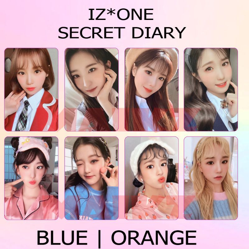 (BISA SATUAN) Iz*one Izone Secret Diary Photocard Kpop