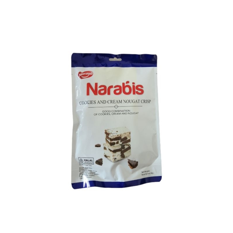 

Naraya Narabis Cookies And Cream Nougat Crisp 90g