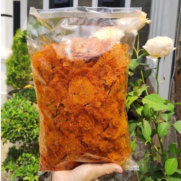 

Kripca Pedas daun jeruk isi 1kg