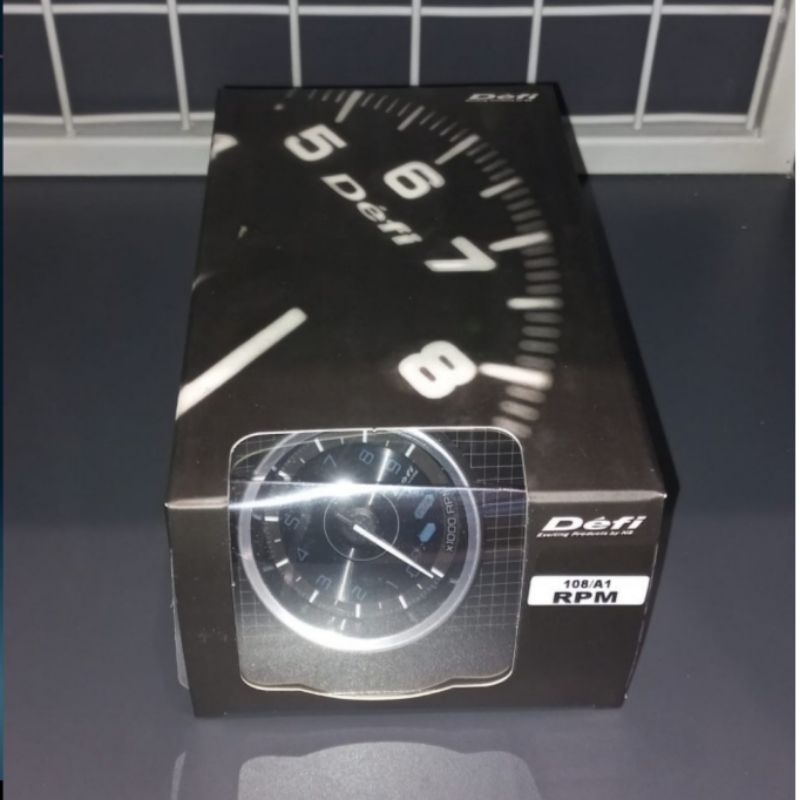 Defi Gauge A1 - Indikator Defi A1 - Tachometer Defi A1 Rpm Volt Water Temp Oil Temp Oil Press Boost 