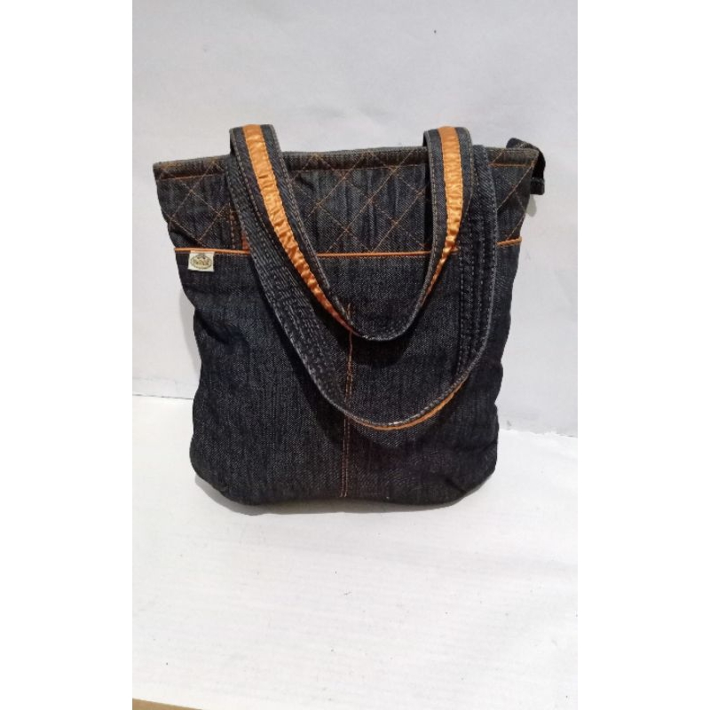 Tote Bag Jeans Tas Cangklong denim