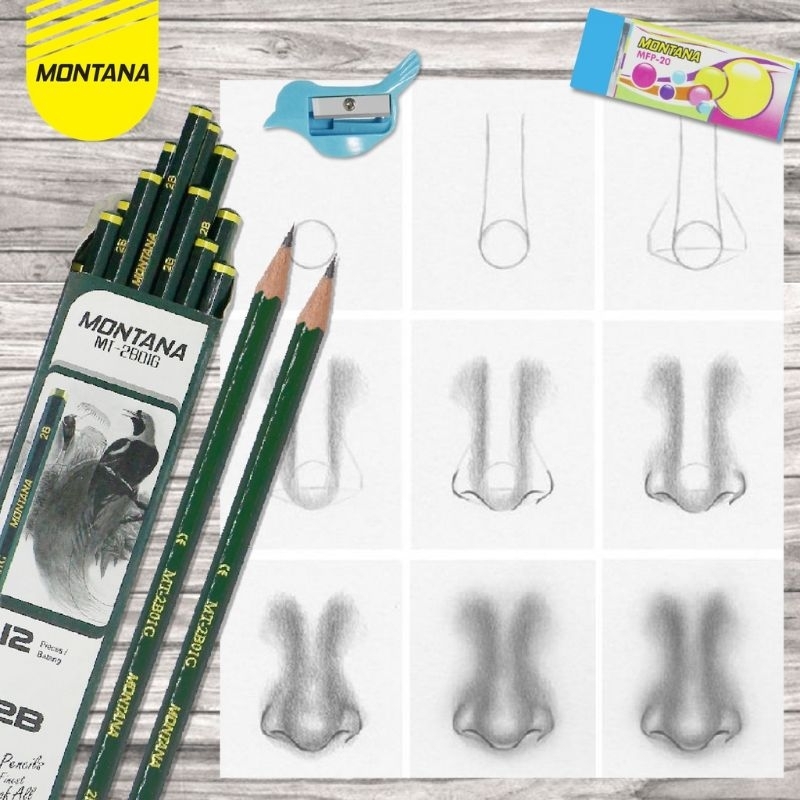 

pensil 2b montana 1 lusin ( 12 pcs )