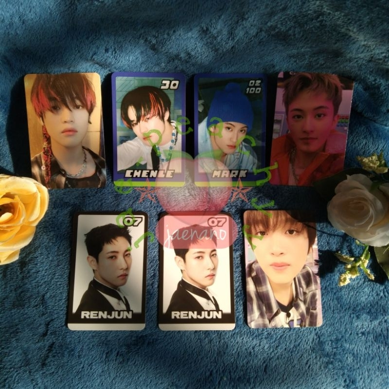 [ WTS ] want to sell photocard pc trading card glitch mode r1 r2 a b ver glimo jeno mark chenle renj