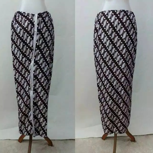 Bawahan Jarik Wiru Langsung Pakai/Bawahan Jarik Motif Batik Solo Rok jarik instan siap pakai