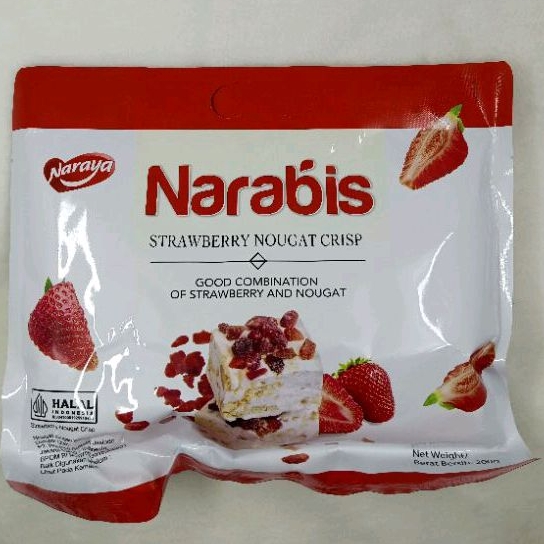 

NARAYA NARABIS STRAWBERRY NOUGAT CRISP