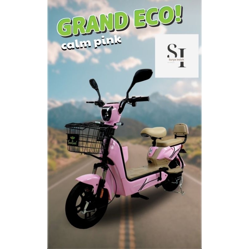 (Gratis ongkir pulau jawa) sepeda listrik sunrace grand eco