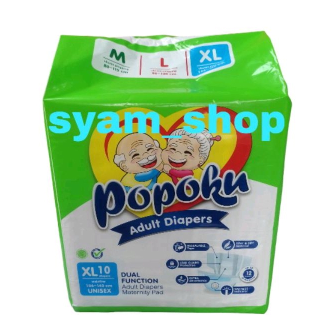 Popoku Perekat Popok Dewasa XL10