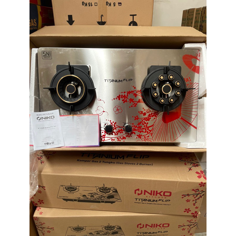 Niko - Kompor Tanam Niko Titanium Stainless Steel