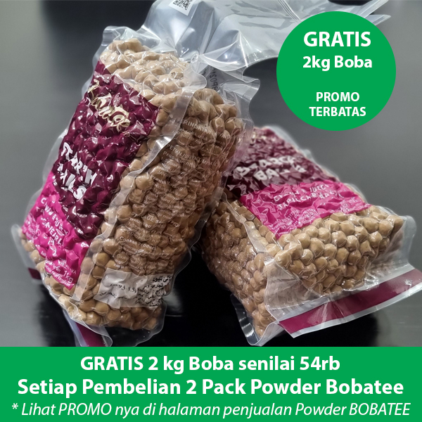 

Boba Pearl Mentah 1 kg Merk Bobatee