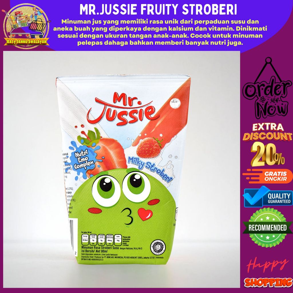 

MR JUSSIE MILKY STRAWBERRY 90 ML