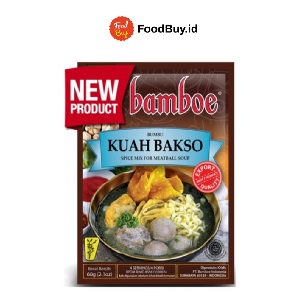 

Bamboe Export Bumbu Kuah Bakso 60 gr