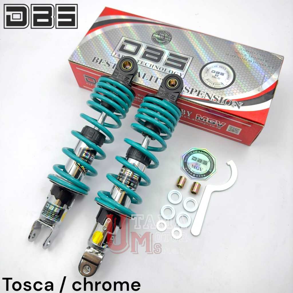 Shock Shok Non Tabung Twin Shock DBS 8889 Top Up Series Motor Aerox-155 Dan Nouvo 280MM
