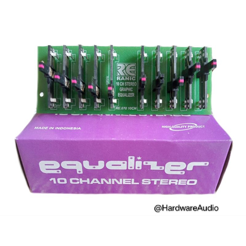 Kit equalizer 10 chanel stereo