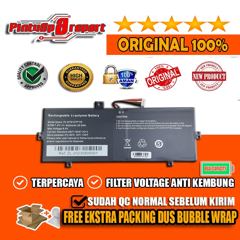 Baterai Notebook Axioo Mybook 11+ lite CM1185 PL3378107P*2S Original