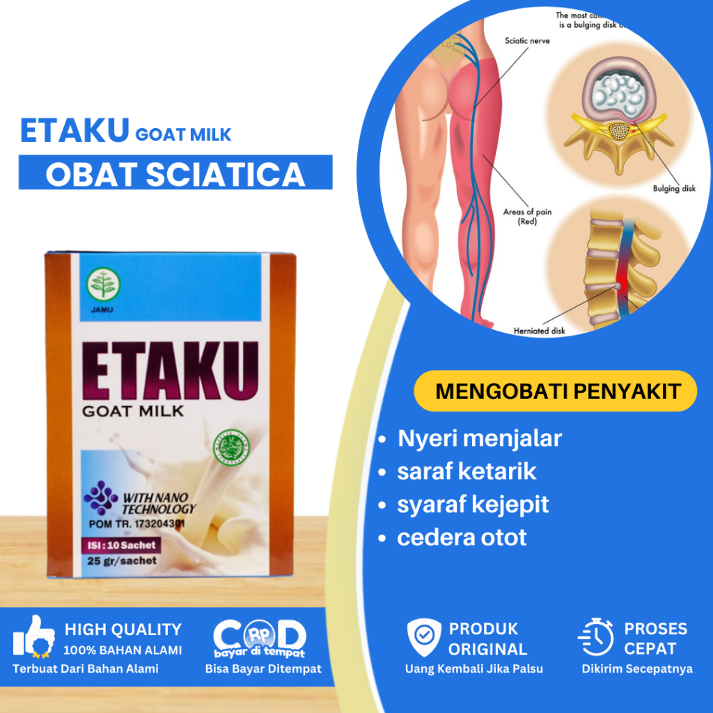 Obat Sakit Sciatica, Nyeri Menjalar Dari Pantat Ke Kaki, Otot Saraf Ketarik,Syaraf Skiatik Kejepit, 