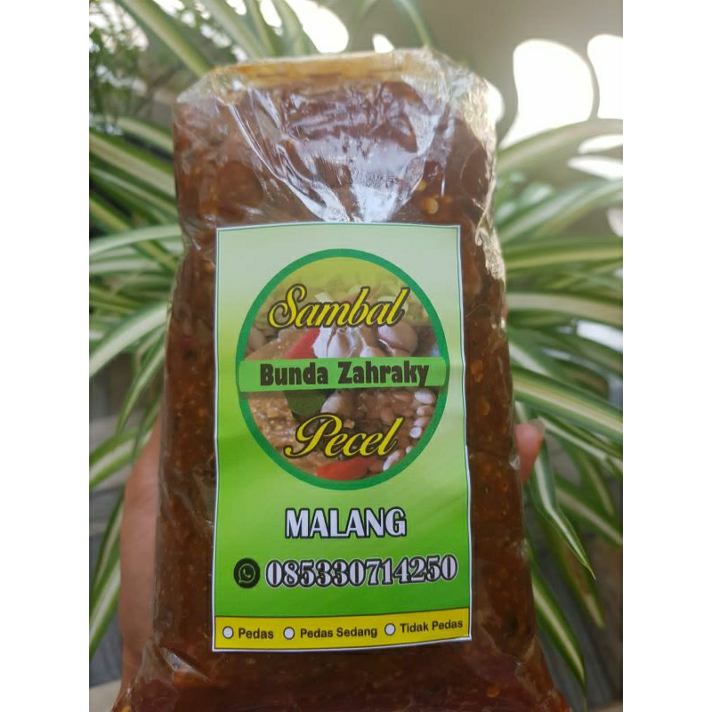 

sambal pecel khas malang tidak pedas enak kemasan 1/4 kg