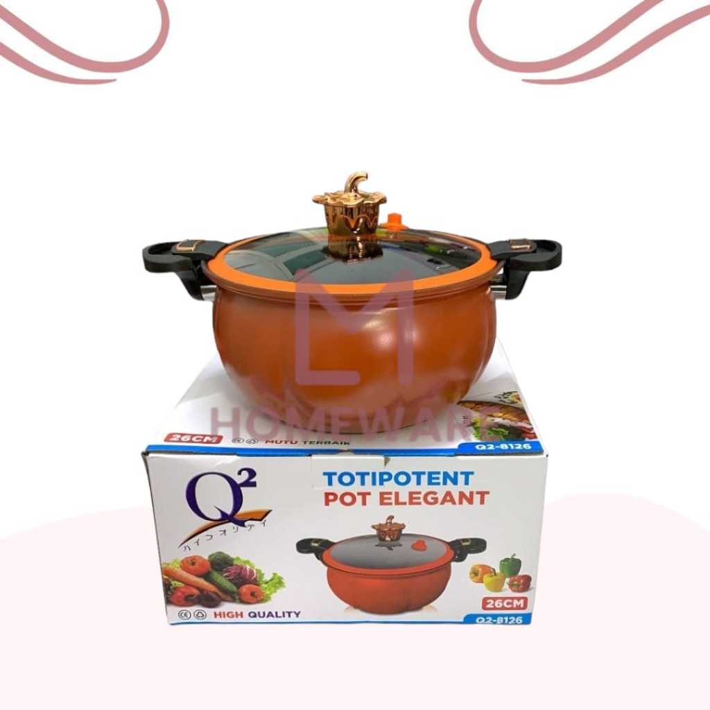 Panci Presto Labu 26 cm / Totipotent Pot 8126 Q2 / Panci Presto Viral