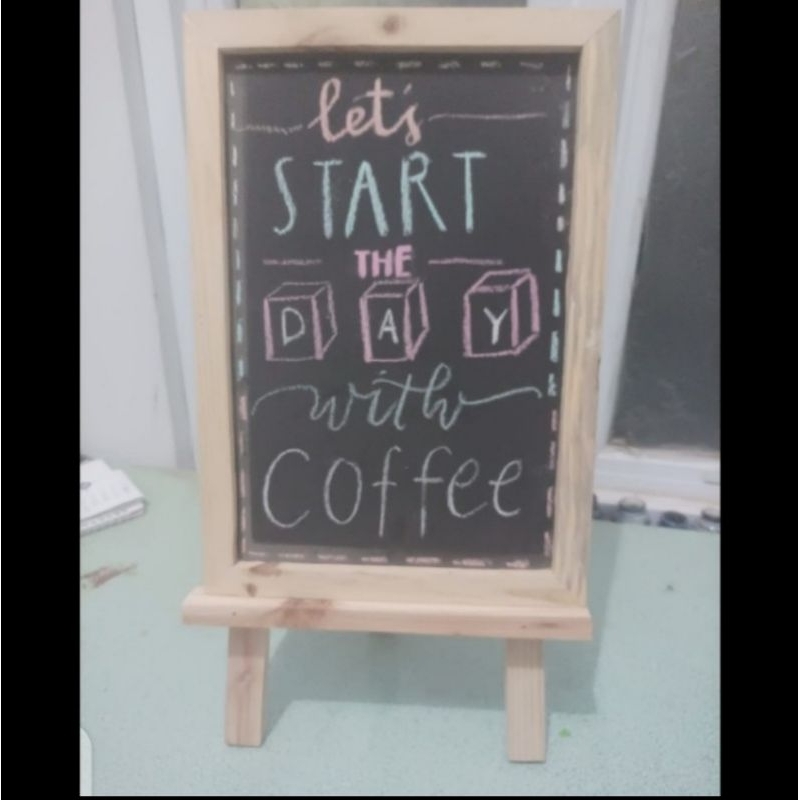 

papan tulis mini dengan easel