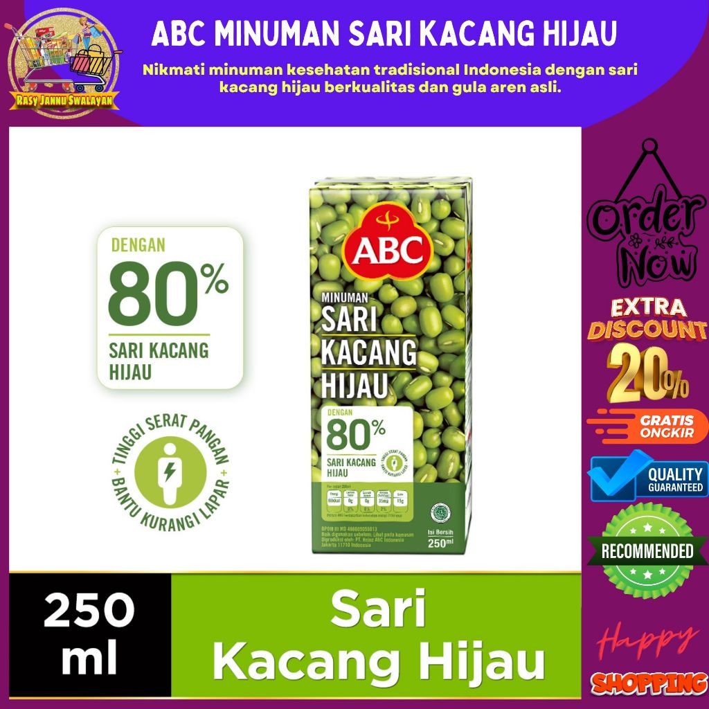 

ABC Sari Kacang Hijau 250ml