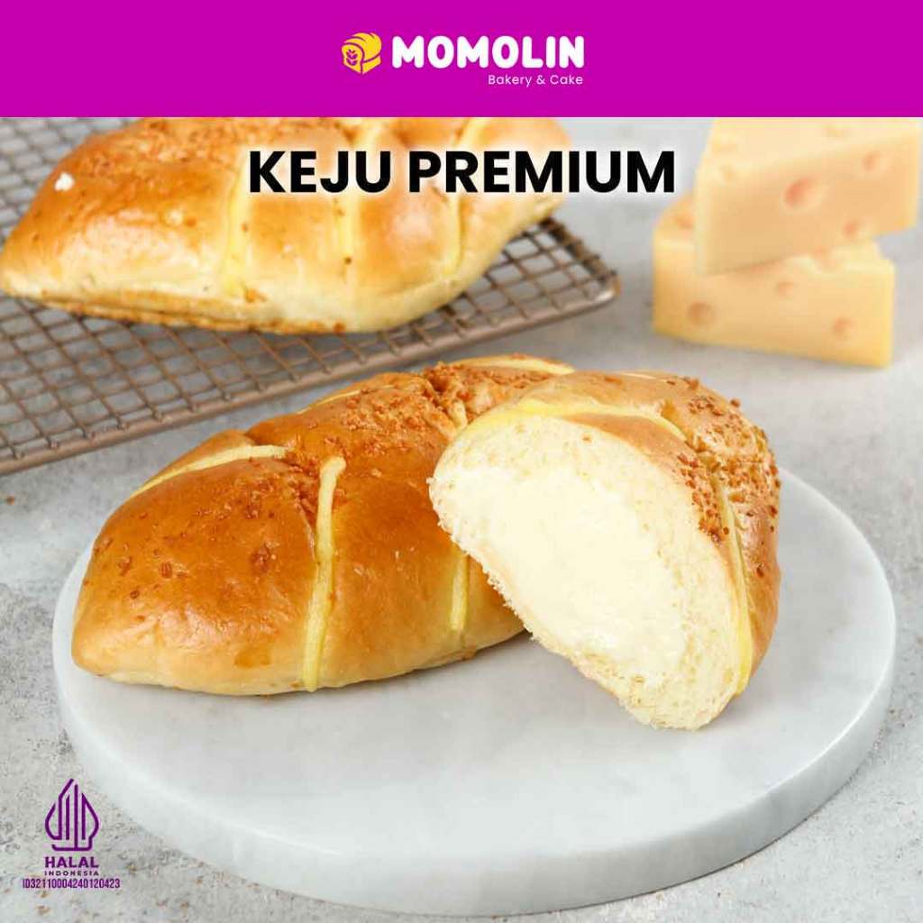 

Momolin Bakery Roti Keju PREMIUM Momolin Bakery | Roti Keju | Roti Manis