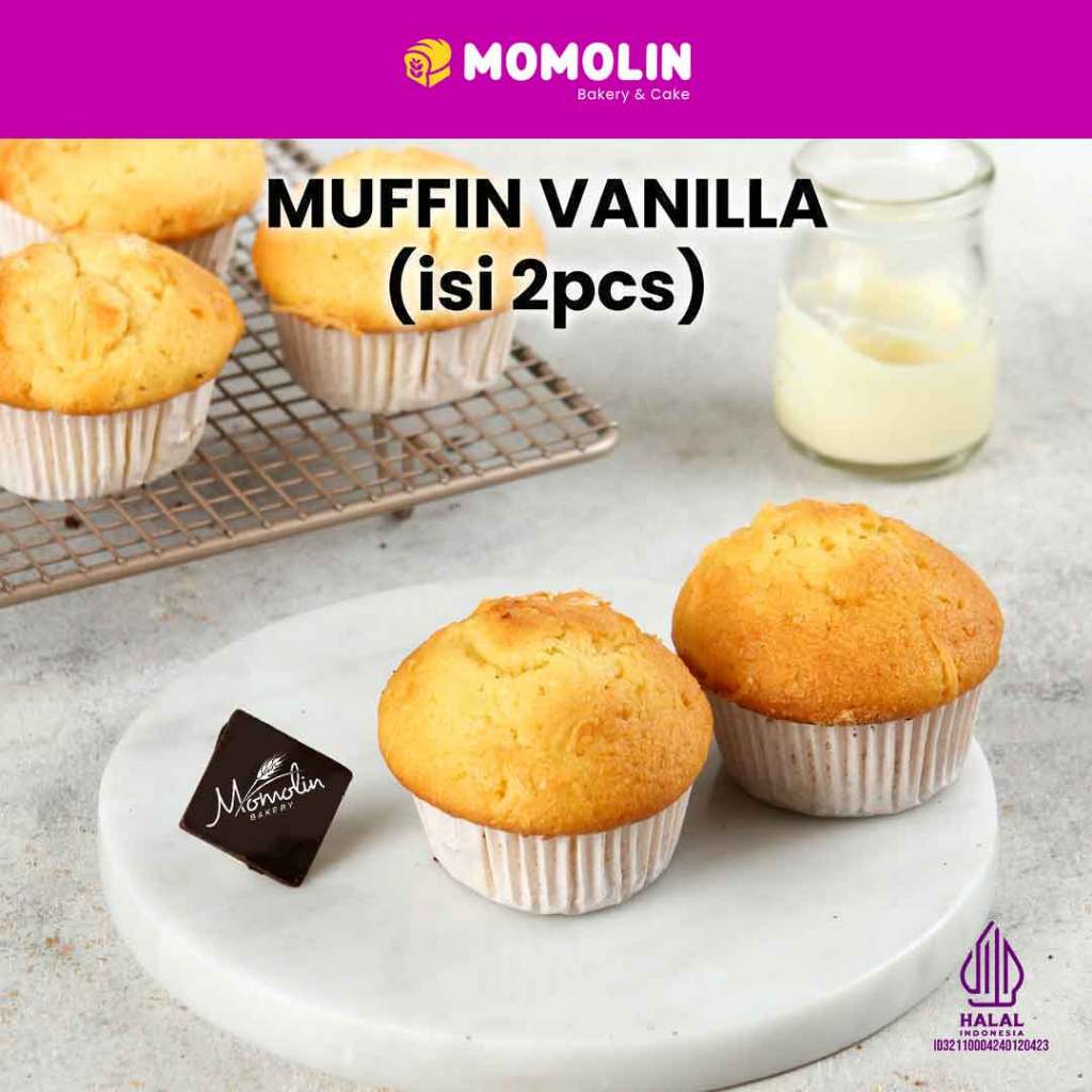 

Momolin Bakery Muffin Vanilla Momolin Bakery | Roti Manis | Kue | Cupcake | Muffin