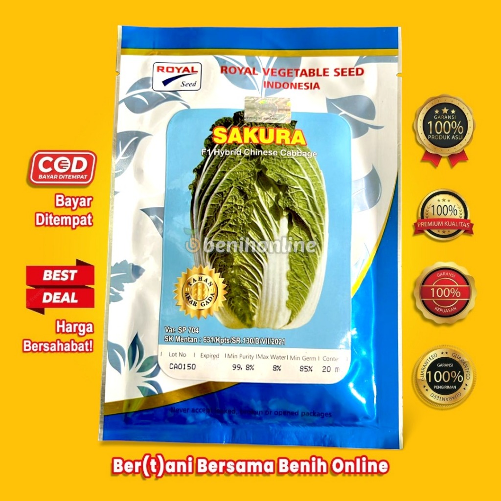 BENIH SAWI F1 HIBRIDA SAKURA 20 ML Royal Seed