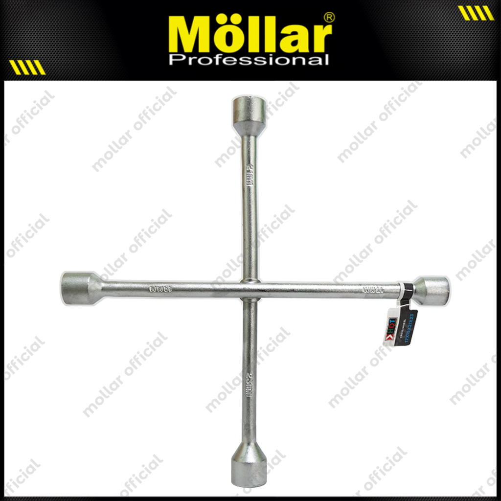 HDT Kunci Roda Palang 14 Inch Ban Mobil 4 Way Cross 17 x 19 x 21 x 23