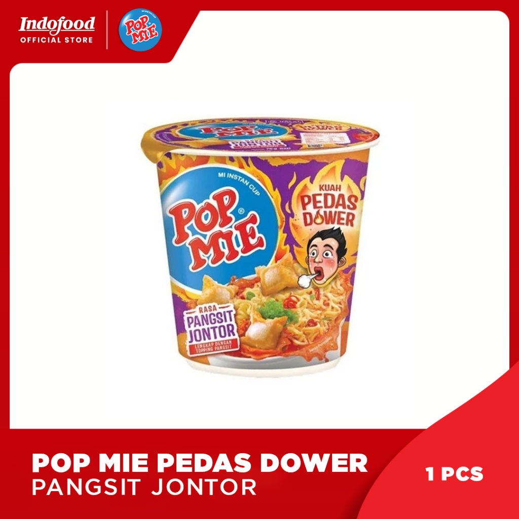 

Pop Mie Pedas Dower Pangsit Jontor 75g