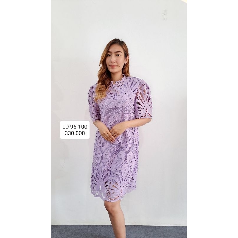 Dress Brokat Elegant